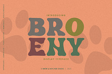 Broeny | Display Typeface