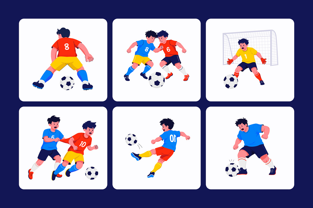 30 Animated Football World Cup, a Sport Illustration by Brickclay (Photo 3 of 4)