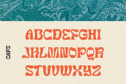 Surreal - 1960s Psychedelic Typeface, a Sans Serif Font by HipFonts (Thumbnail 3 of 8)