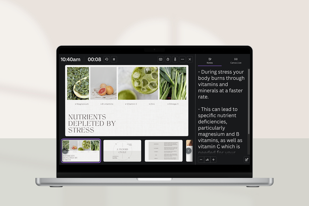 Done-For-You Stress Masterclass, a Presentation Template by Naturopath Hub (Photo 6 of 9)