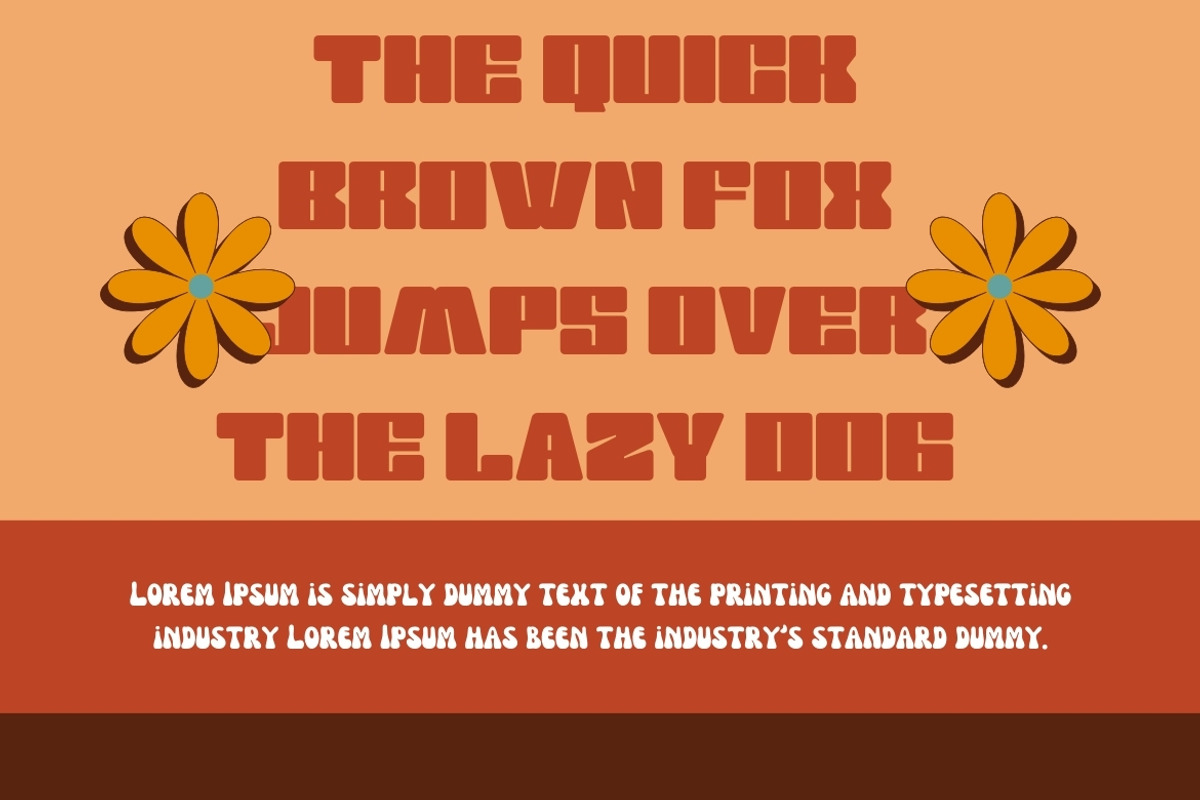 Necha Necho - Retro Bold Sans, a Sans Serif Font by Almeera Std (Photo 7 of 9)