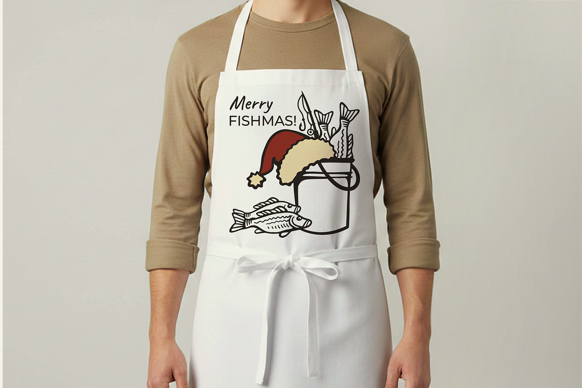 Merry Fishmas SVG Christmas Fishing, an Object Graphic by TanchaArt (Photo 3 of 5)
