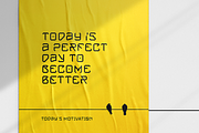 Equiva - Futuristic Typeface, a Sans Serif Font by Grontype (Thumbnail 9 of 10)