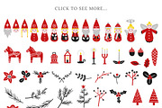 Scandinavian Christmas illustrations, an Illustration by Little Bean (Thumbnail 6 of 6)