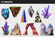 Retro Sci-Fi Collage Creator Kit, an Object Graphic by Nibera (Thumbnail 9 of 11)