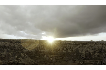 Grey landscape from a bird 's - eye, a Nature Photo by Media Whale Stock