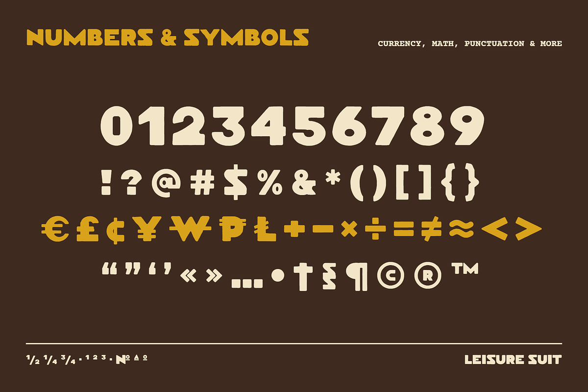 Leisure Suit | 70s Retro Font, a Sans Serif Font by Lauren Hodges (Photo 10 of 13)