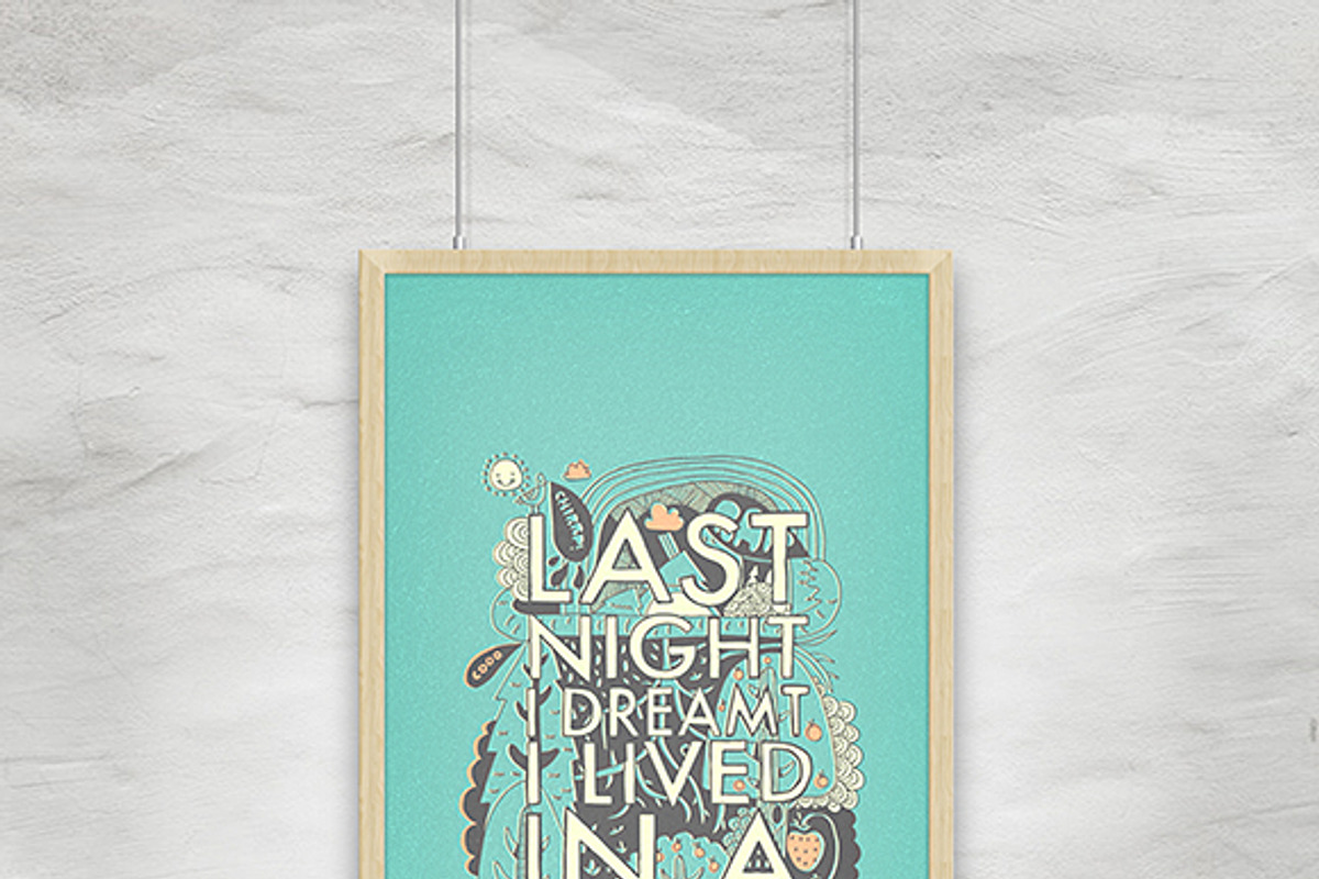Poster and Flyer Wall Mockup, a Print Template by eamejia (Photo 3 of 5)
