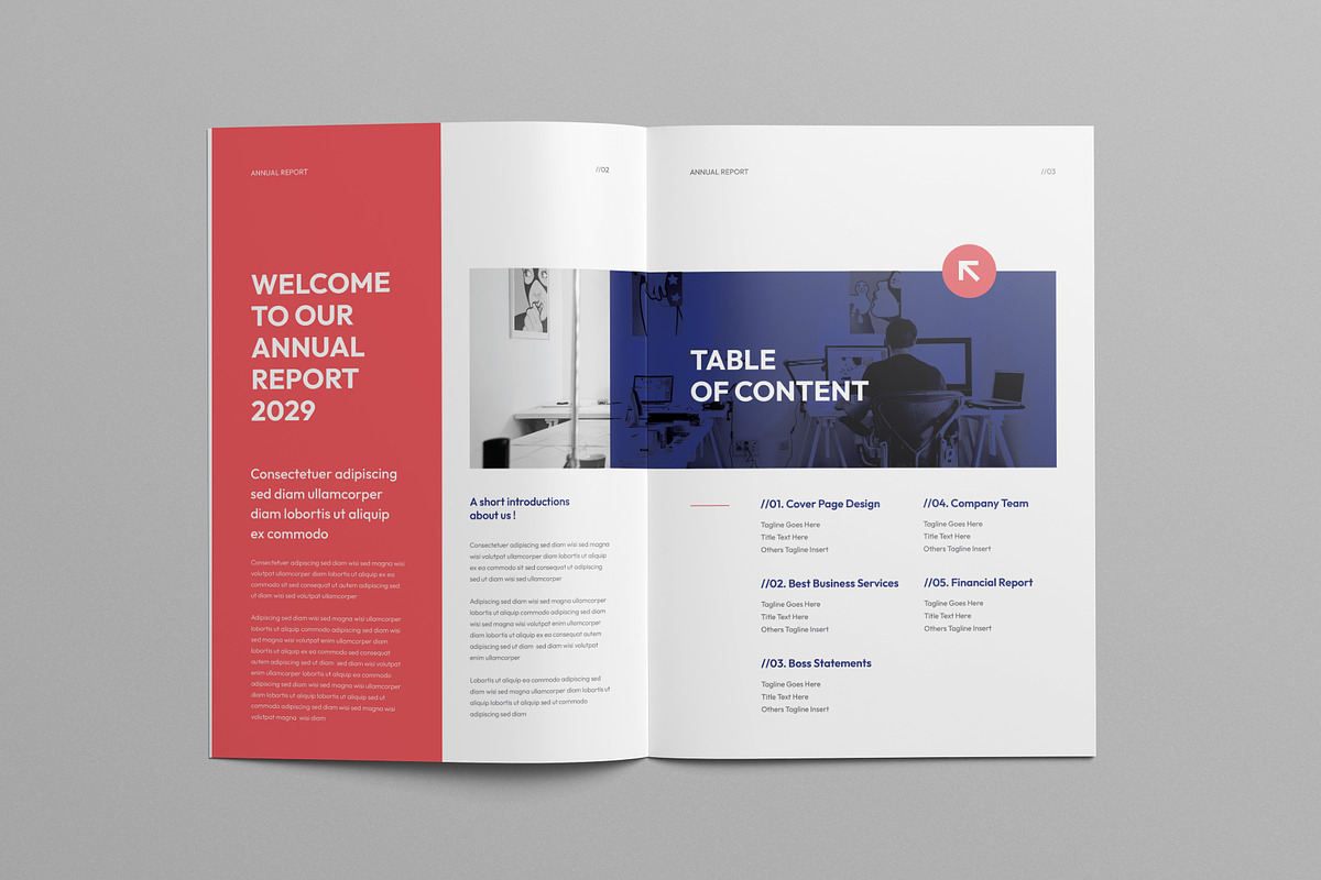 Annual Report, a Brochure Template by Pixelpick (Photo 2 of 9)