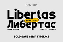 Libertas Bold Sans Serif Font