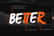 Better Faster, a Font by Omotu Studio (Thumbnail 9 of 12)