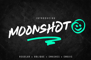 Moonshot Font Family (emojis too!)