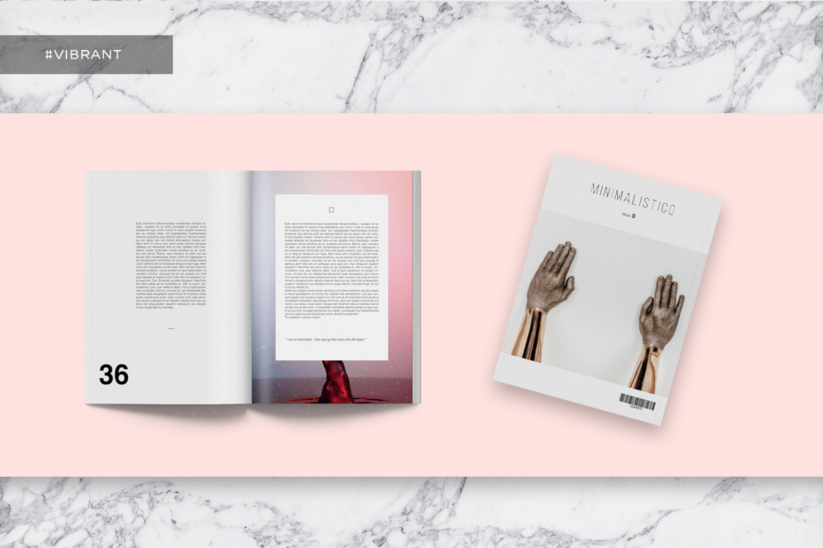 Minimal Magazine Template, a Magazine Template by n.A Studio (Photo 8 of 9)
