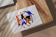 Happy people dancing at party set, a Person Illustration by Good Studio (Thumbnail 14 of 14)