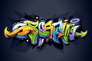 Vector Graffiti Lettering