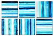 Cool Blue Ombre Stripes Patterns, a Texture Illustration by Dream Creation (Thumbnail 2 of 5)