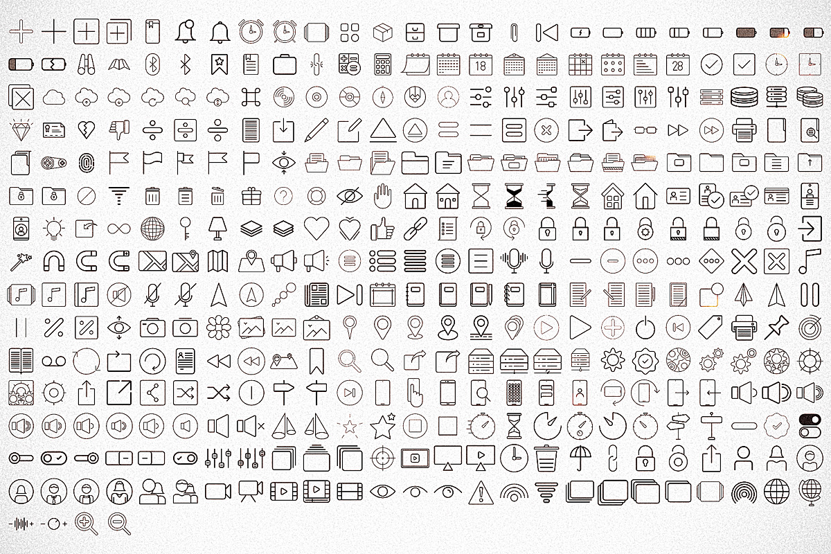 Icon Pack: Essential Set Lineal, an Icon by soglamun (Photo 2 of 2)