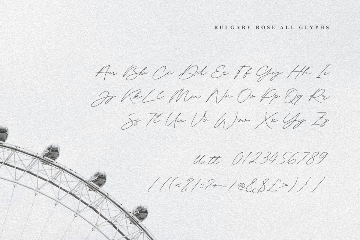 Bulgary Rose Signature Script Font, a Handwritten Font by Heinzel Std (Photo 20 of 20)