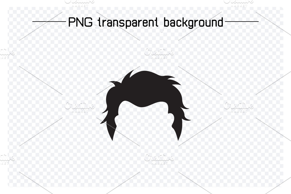 Hairstyle and Wig Illustrations Set, an Illustration by Designfour (Photo 6 of 7)