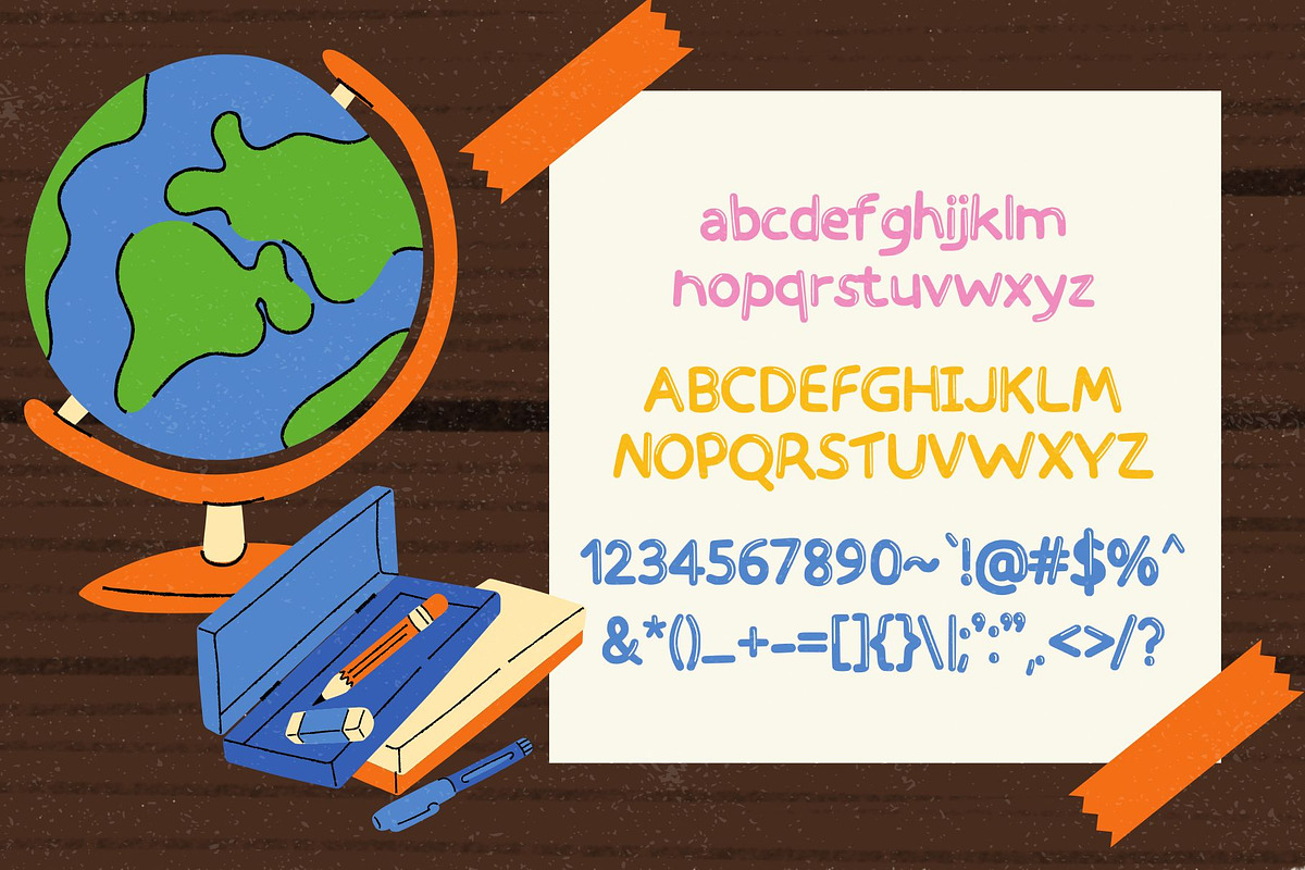 Airy Alphabet - Cute Quirky Font, a Handwritten Font by HipFonts (Photo 5 of 8)