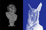 144 Dithering Bitmap Vector Shapes, an Object Graphic by pixelbuddha.net (Thumbnail 5 of 17)