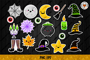 Halloween Stickers Bundle, an Illustration by Digital_Craftyfox (Thumbnail 10 of 13)