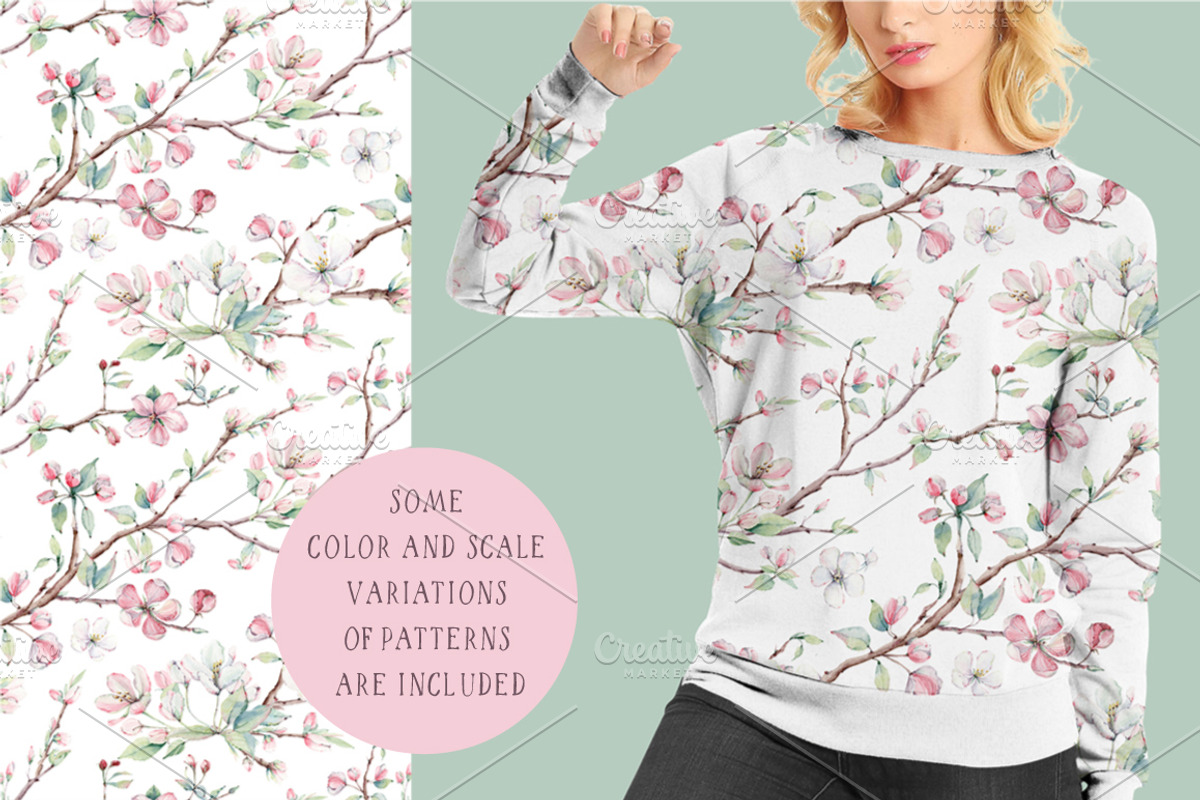 BLOOMY DAY Watercolor set, an Illustration by Lemaris (Photo 5 of 7)