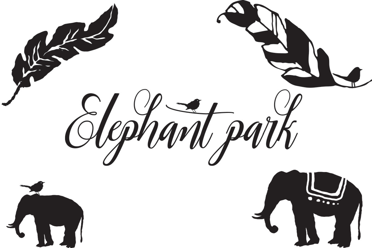 Elephant park font duo preview 4