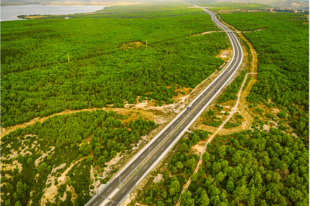 Road view from above, a Transportation Photo by Nature and travel