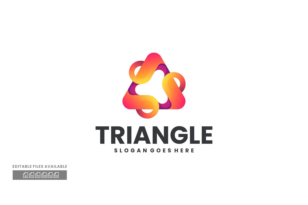 Triangle Gradient Colorful Logo, a Branding & Logo Template by ivan_artnivora