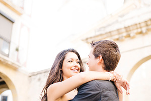 Young couple in love containing kiss, love, and young