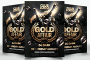 Gold Affair Night Flyer, a Flyer Template by darkmonarch (Thumbnail 1 of 3)