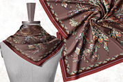 Autumn Baroque Paisley Silk Scarf, an Object Graphic by ilustrinna (Thumbnail 5 of 10)
