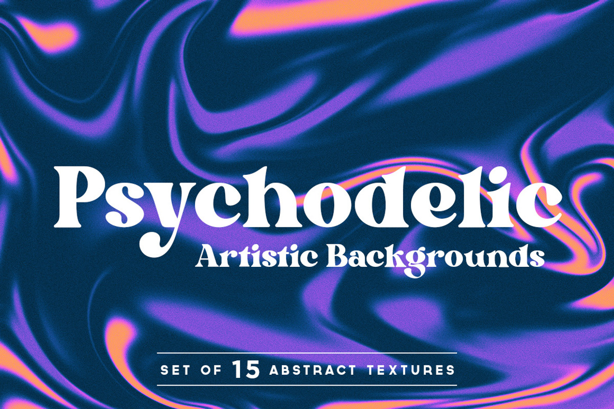Psychodelic Artistic Backgrounds, a Background Graphic by MDG (Photo 1 of 10)
