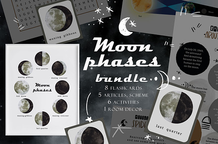 Moon phases activity bundle