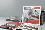 Corporate Square Bifold Brochure, a Brochure Template by Template Shop (Thumbnail 2 of 10)
