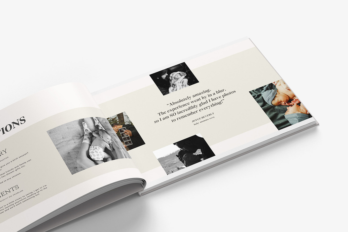 BIRTH PHOTOGRAPHER CLIENT GUIDE, a Magazine Template by Signature Edits (Photo 6 of 8)