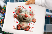Valentines Teddy Bear Clipart, an Illustration by SinaCreation (Thumbnail 8 of 11)