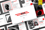 Red - Business Google Slide Template, a Presentation Template by Dens Creative Studio (Thumbnail 1 of 6)