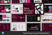 New Product Launch Keynote Templates, a Presentation Template by Fit-tee (Thumbnail 1 of 2)