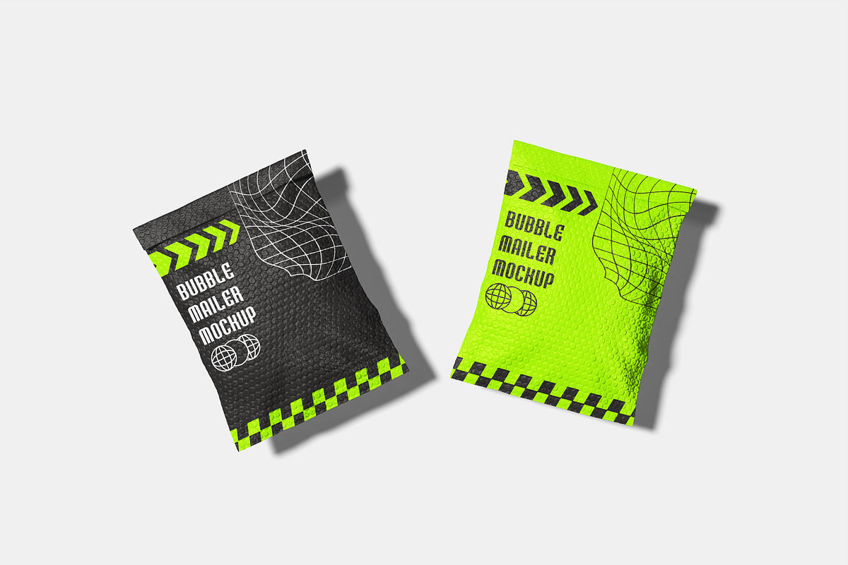 Bubble Mailer Mockup, a Packaging Mockup by Hazzpro_Std (Photo 4 of 5)
