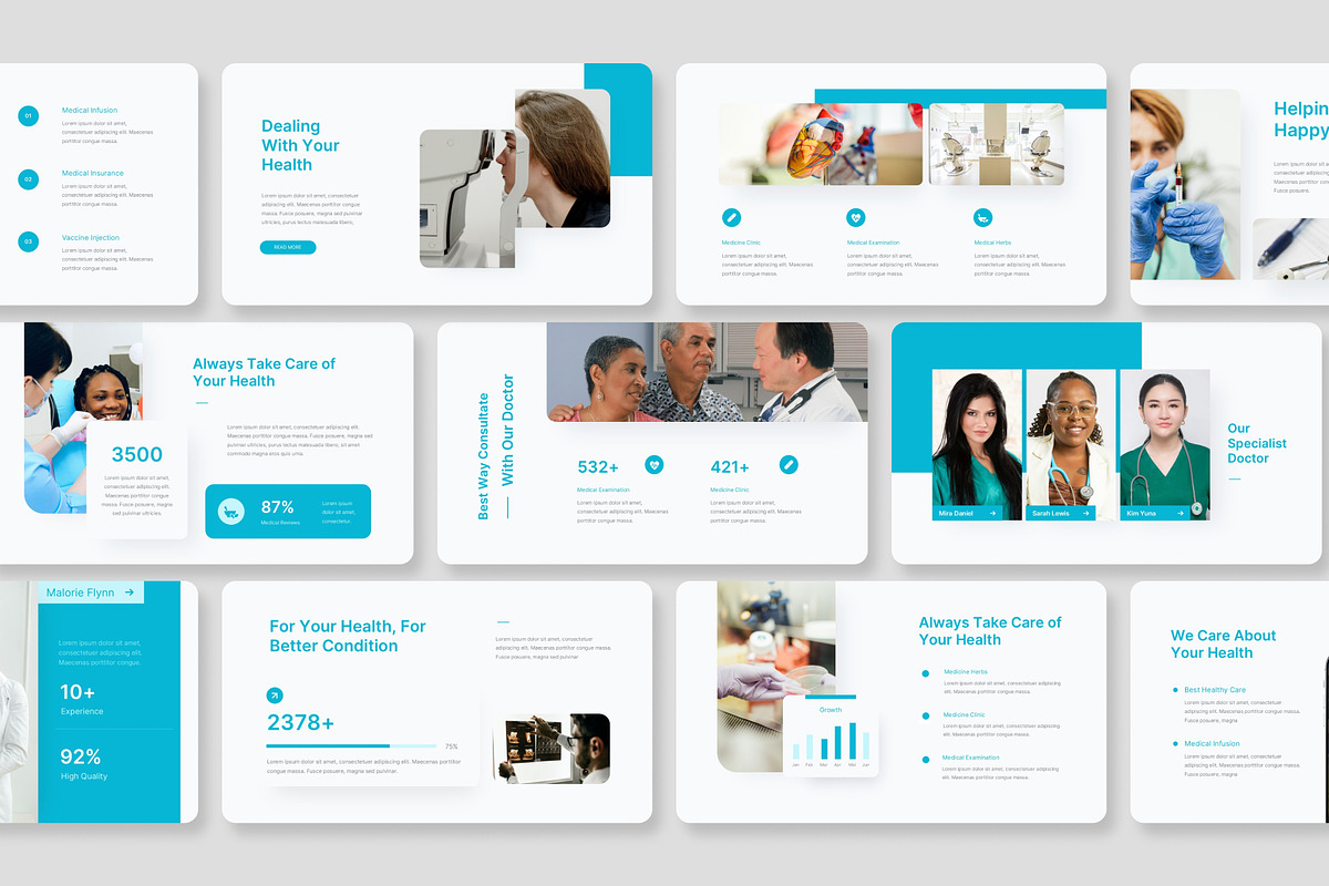 Wecare - Healthcare PowerPoint, a Presentation Template by Premast (Photo 3 of 4)
