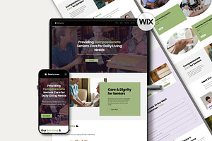 Wix Home Health Care Website, a Wix Template by Sky Dore Design