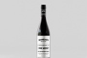 Wine Bottle Mockup, a Packaging Mockup by Brand Earth (Thumbnail 4 of 4)