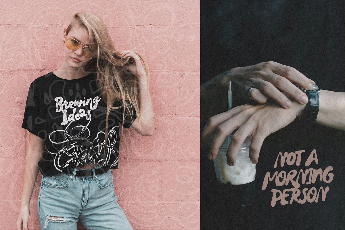 Handwritten ink script font Espresso, a Script Font by TD fonts (Photo 7 of 12)