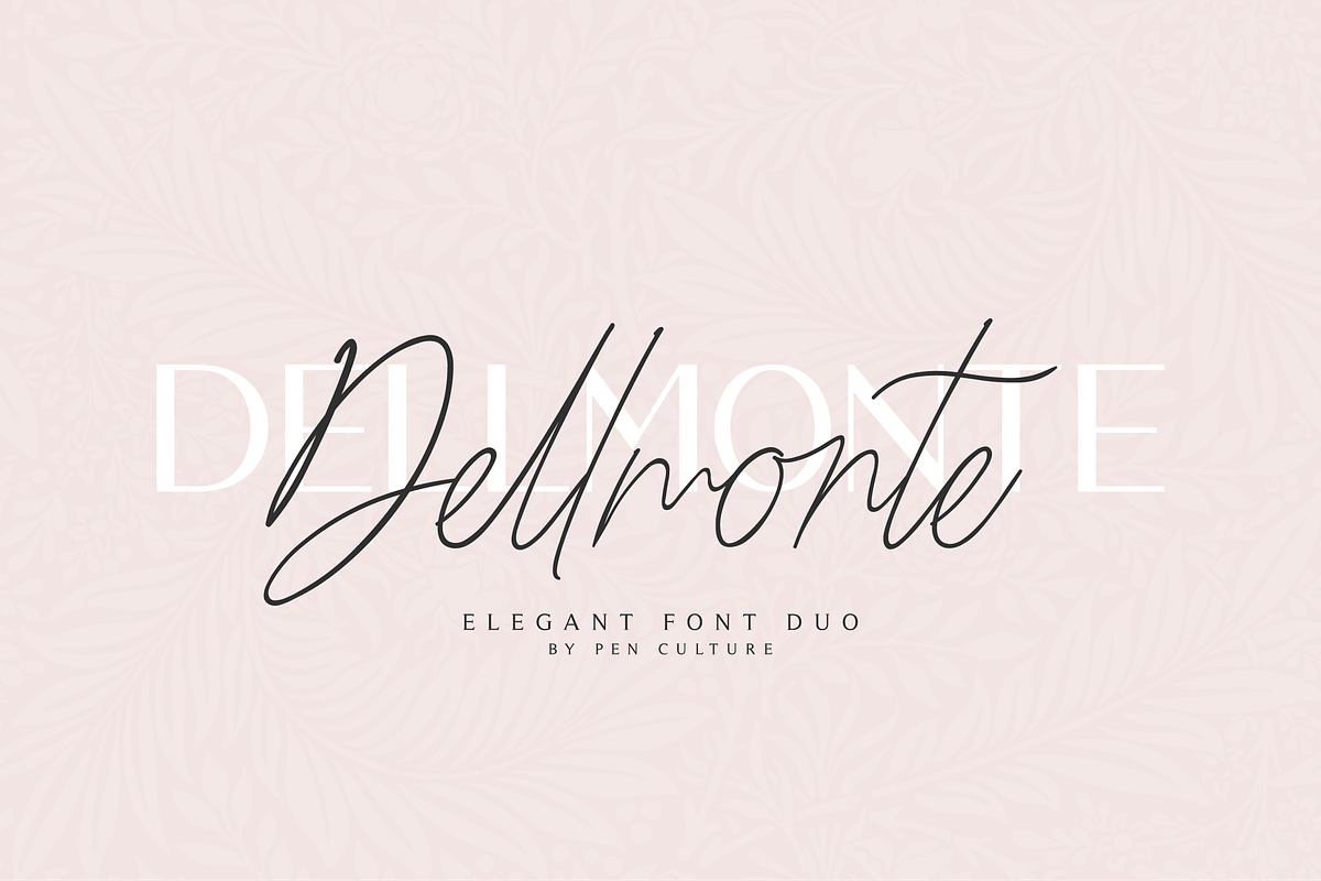 Dellmonte - Elegant Font Duo preview 8