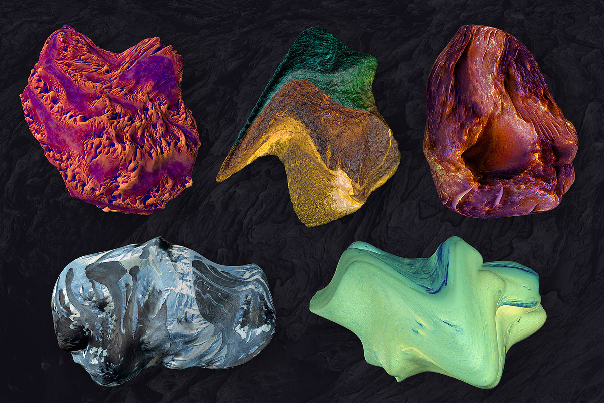 Dimension: 30 Abstract 3D Shapes, a Texture Graphic by Chroma Supply (Photo 13 of 13)