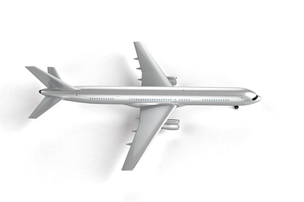 Blank airplane background containing airplane, mockup, and 3d, a Transportation Photo by Pozitivo