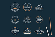 Vintage Logos Template Bundle V2, a Branding & Logo Template by SoubArt (Thumbnail 2 of 10)