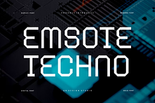 Emsote Techno Font